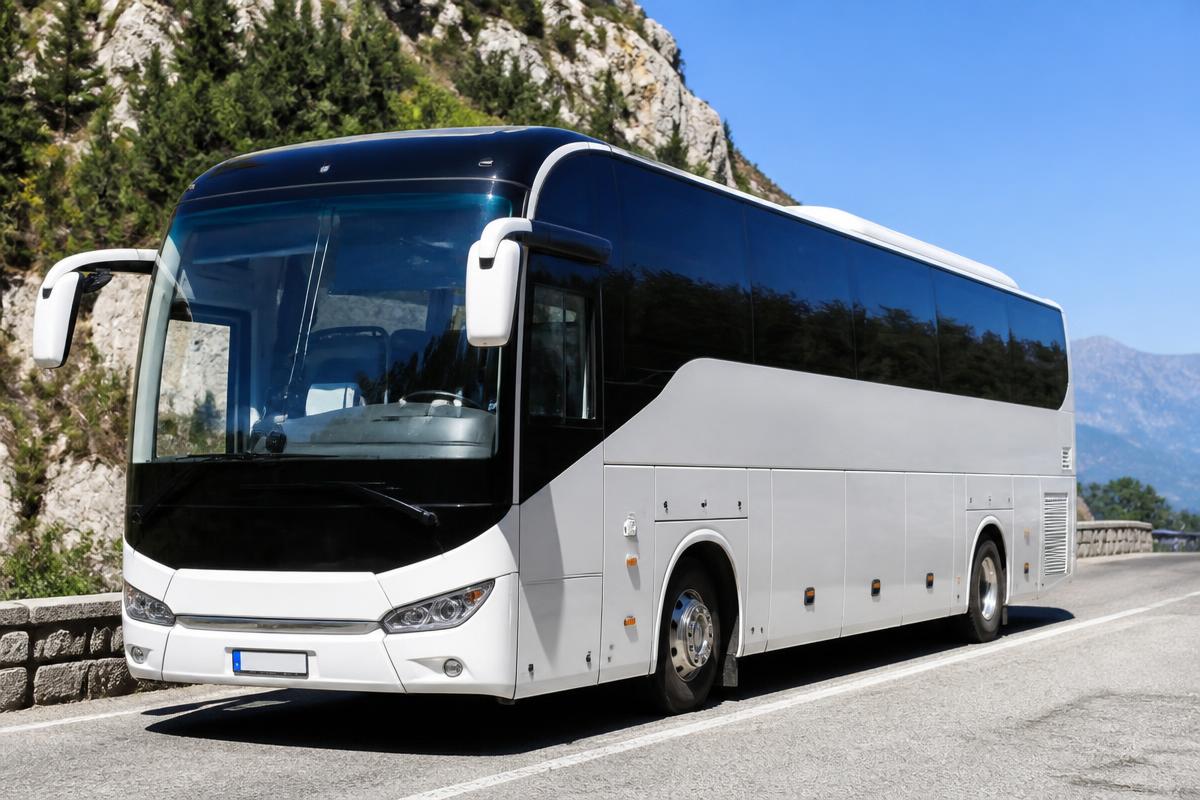 Air-conditioned tour coach